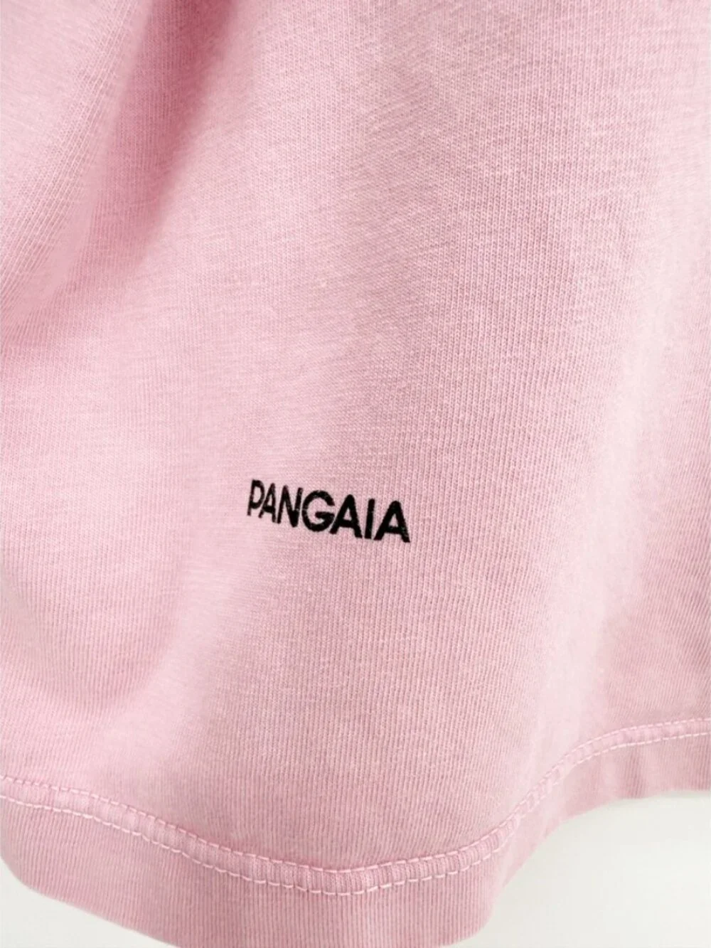 Pangaia Crew Neck Short Sleeve Crop Top Pink S - Picture 4 of 8